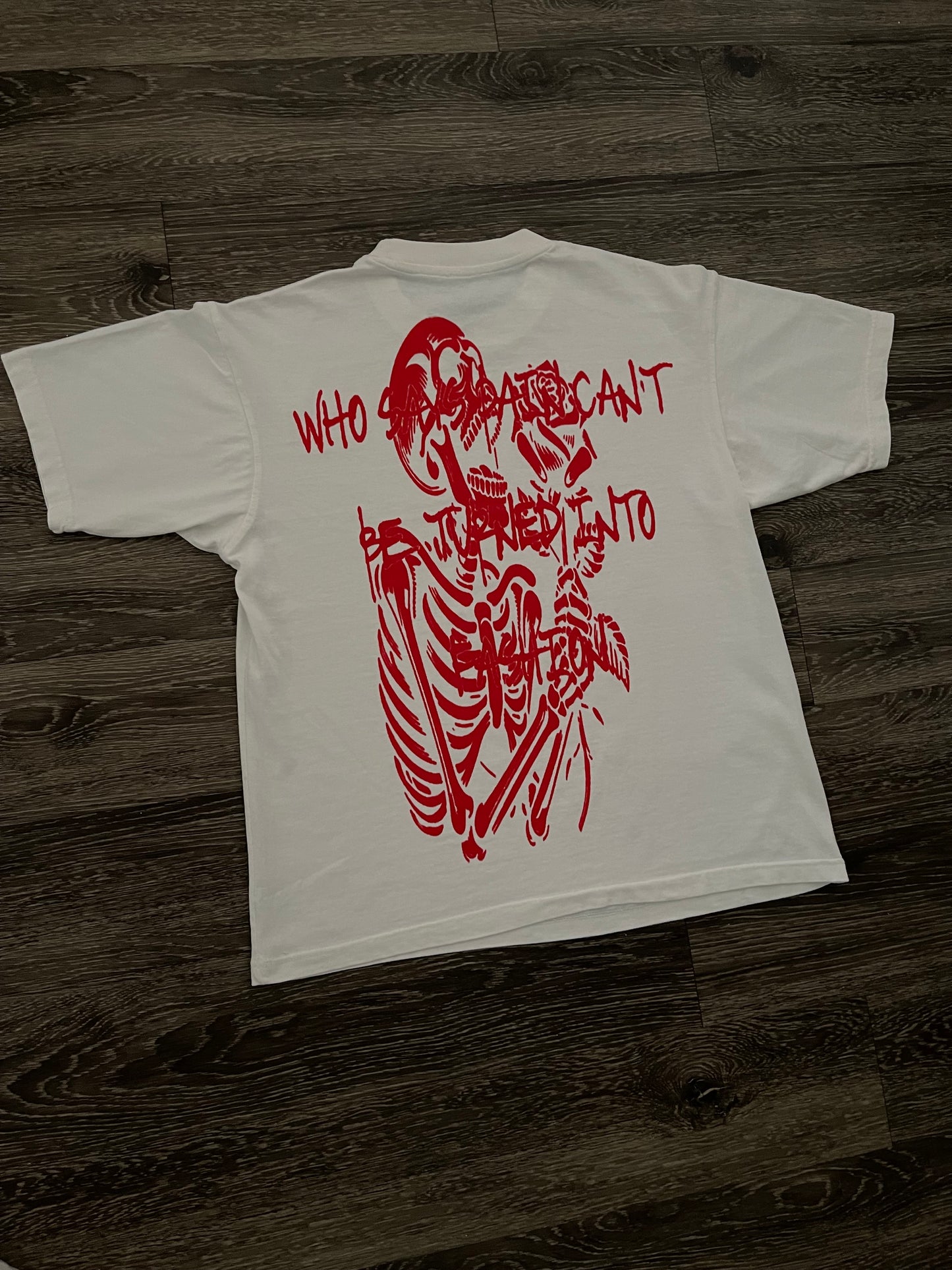 Who Says Pain Can't Be turned Into Fashion T-shirts (White)