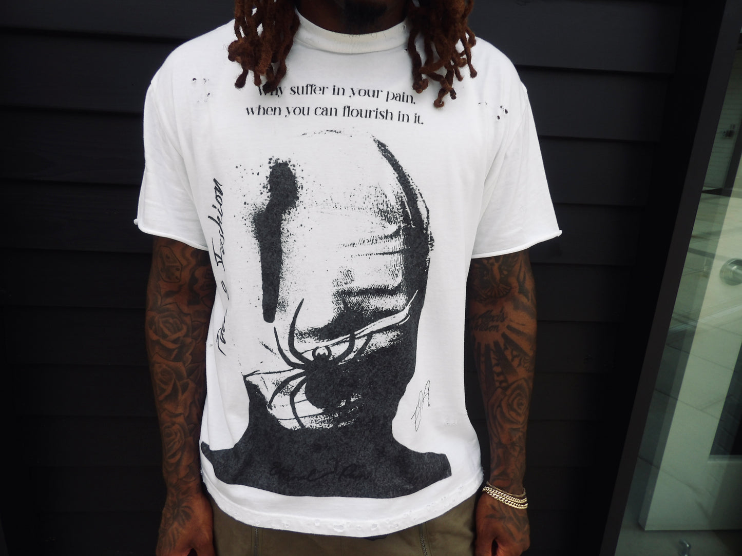 Why Suffer Vintage T (Black)