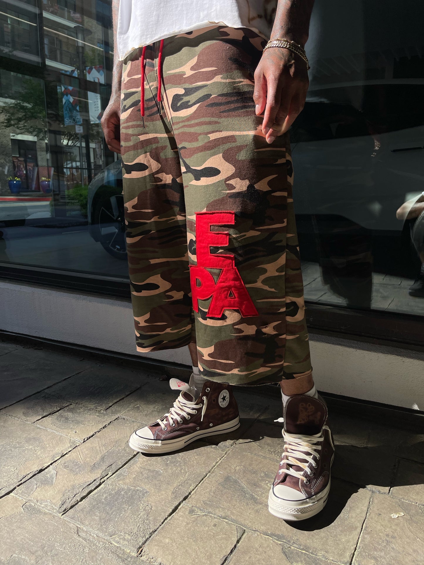 EPA Trifecta Sworts- Camo+Red